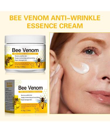 Bee Venom Anti-Wrinkle Cream Bee Venom Cream for Face Anti-Wrinkle Hydrating Moisturising Reduces Fine Lines Lightens The Skin 50g - Buy Online on SooperMarket.com