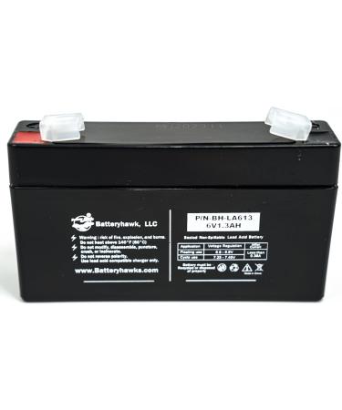 Buy UB-613 6V 1.3AH SLA Battery - Sealed Lead Acid F1 Terminal | International Shipping Available - Buy Online on SooperMarket.com