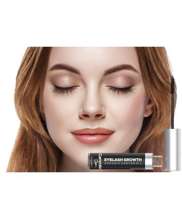 Organic Castor Oil for Eyelash Growth & Fuller Eyebrows - Natural Eyelash Serum for Regrowth - Buy Online on SooperMarket.com