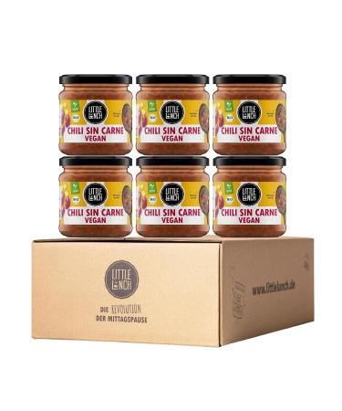 Little lunch organic stew chili sin carne |100% organic quality |Vegan |Gluten -free |Lactose -free |Without added sugar |No artificial additives |Without flavor enhancers |6 x 350ml