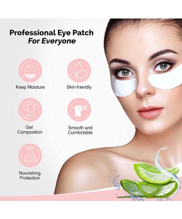 GreenLife 100% Natural Under Eye Gel Pads - 100 Pairs With Collagen, Aloe Vera and Hydrogel - Buy Online on SooperMarket.com