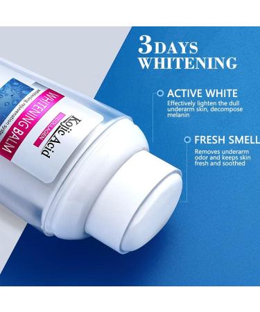 Kojic Acid Skin Whitening Cream for Body Underarm Cream Lightening Cream for Intimate Areas and Bleaching for Body Underarms Armpit Knees Legs and Inner Thigh Cream Anal Lightening Cream - Buy Online on SooperMarket.com