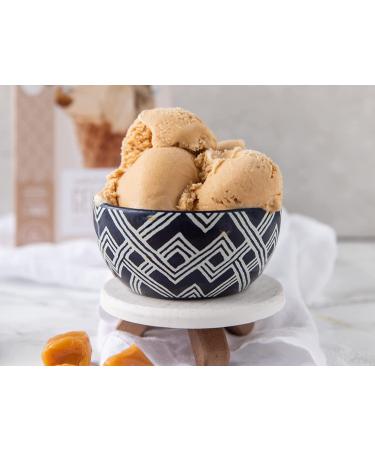 Franzese Salted Caramel Gelato Mix - Authentic Italian Kit | Homemade Gelato in Minutes | Gluten-Free, Perfect for Sorbets, Cakes & Smoothies - Buy Online on SooperMarket.com