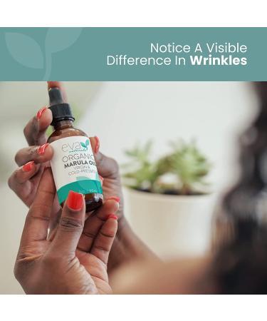 Organic Marula Oil 2oz - Virgin Moisturizing Beauty Oil for Face and Hair | Cold Pressed Anti-Aging Formula with Omegas & Antioxidants - Buy Online on SooperMarket.com