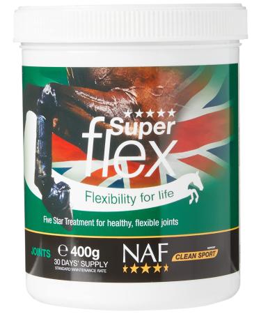 NAF Five Star Superflex Joint Supplement Equine Care Horses & Ponies Clear 400 g (Pack of 1)
