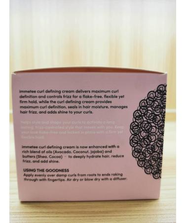 Immetee Curl Defining Cream - Frizz Control for Wigs & Natural Hair | 250g | Curls Hair Cream International Shipping - Buy Online on SooperMarket.com