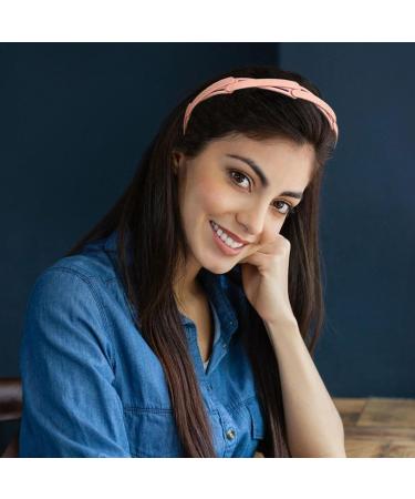 Hair Band for Washing Face | Folding Headband Small Hair Band - Pocket-Sized Thin Makeup Headbands Adjustable Face Wash Headband for Washing Pink - Buy Online on SooperMarket.com