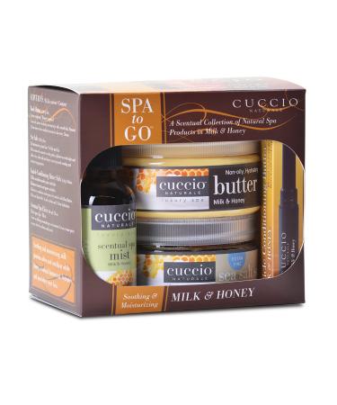 Cuccio 4 Piece Spa To Go Kit  Milk and Honey