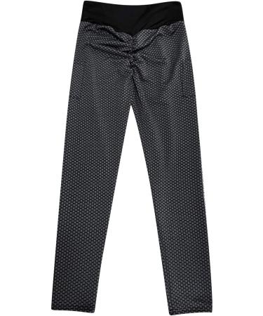 DAZLOR Women High Waist Butt Lifting Leggings with Pockets | Black XL - Buy Online on SooperMarket.com