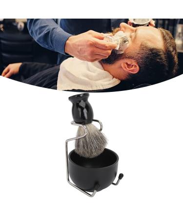 Men's Beard Shaving Set | Brush Foam Bowl & Stand | Premium Beard Care for Barbershop Hotel & Home - Buy Online on SooperMarket.com