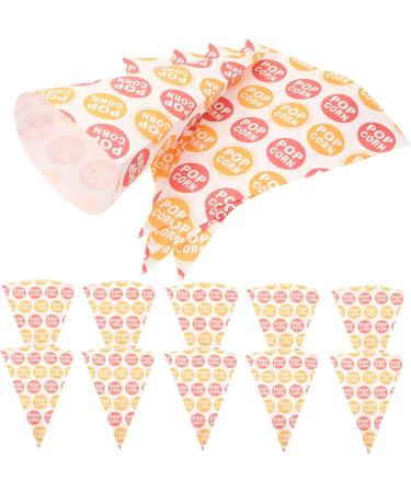 Beavorty 150 Pcs Popcorn Bag Cellophane Bags Cookies Bags Christmas Candy Cone Treat Bags Marshmallows Piping Bags Pink Candy Cookies Cone Bags Snack Cone Bags Disposable Child Paper Food - Buy Online on SooperMarket.com