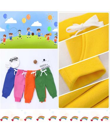 CuteOn Unisex Kids Elastic Waist Cotton Warm Trousers - 1 Year Yellow | 1-5Years - Buy Online on SooperMarket.com