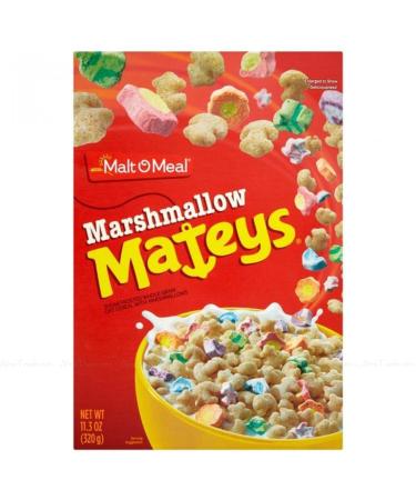 Malt O Meal Marshmallow Mateys 320g | Pack of 2 | Sugar Frosted Whole Grain Cereal With Marashmallows | Kids Favourite | Rich Ingredients | Share Pack | Sold by EPL