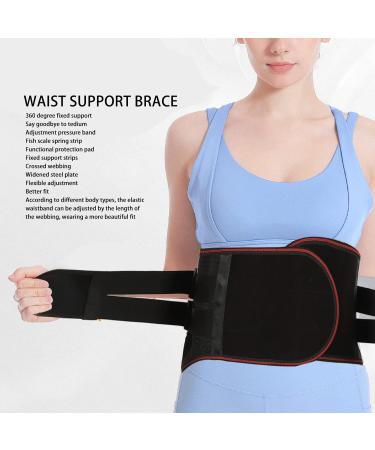 HEEPDD Lumbar Support Belt - Soft Black Cool Waist Protector for Sports | International Shipping Available - Buy Online on SooperMarket.com