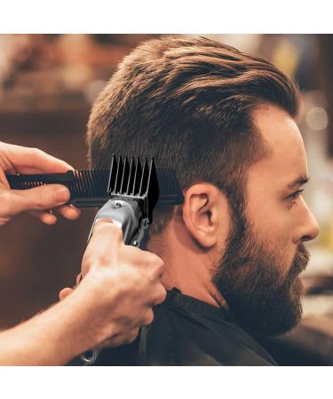 Wahl Professional Hair Clipper Guards Set - 10 Pcs Coded Cutting Guides #3170-400, 1/8 to 1 Inch - Fits All Wahl Clippers, Black - Buy Online on SooperMarket.com
