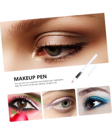 Mikinona 12pcs Eyeliner Pencil White Eyeliner Pen Liquid Eyeliner Brow Pen Water Proof Makeup Set Wooden Pole - Buy Online on SooperMarket.com