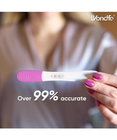 Wondfo Pregnancy Test Sticks 25 Pack - Rapid Detection Midstream Get One Step HCG Urine Test Result at Home - Get your HCG Result in 5 Seconds 25 count (Pack of 1) - Buy Online on SooperMarket.com