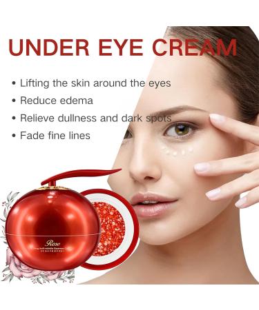 Rose Eye Cream Under Eye Cream for Dark Circles Eye Bags Remover Hydrating Eye Cream Rose Eye Cream Anti Aging Dark Circles Under Eye Treatment For Puffy Eyes Fine Lines Firming & Brightening - Buy Online on SooperMarket.com