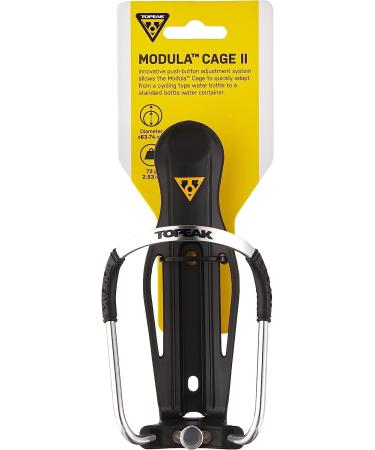 Topeak Silver Water Bottle Cage - Lightweight and Durable | [Company Name] - Buy Online on SooperMarket.com