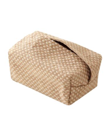 Napkin Box Washable Delicate 3 Styles Portable Soft Touch Tissue Box for Daily D