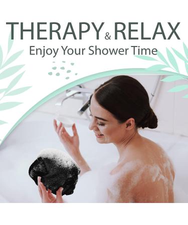 Authentic African Black Net Sponge - Exfoliating Shower Sponge - Buy Online on SooperMarket.com