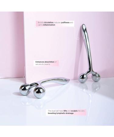 Brushworks Face Sculpting Zinc Roller One Size Pink - Buy Online on SooperMarket.com