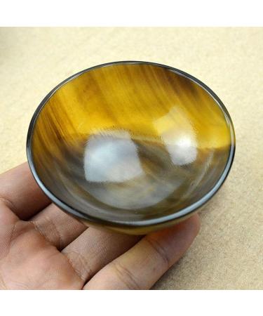Jauarta Guasha Board Bowl - 8cm Round Durable Ox Horn Massage Tool with Smooth Surface - Buy Online on SooperMarket.com