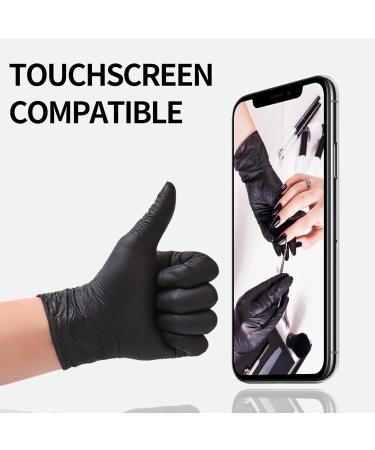 Black Nitrile Exam Gloves - Latex & Powder-Free - 5 Mil - Medium - Case of 1000 - Buy Online on SooperMarket.com
