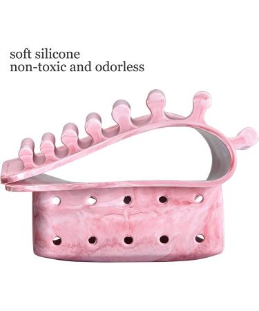 Silicone Wall Mounted Makeup Brush Holder - Brushes Storage Organizer for Bathroom - Mounts to Mirror or Tile - Toothbrush Holder - Buy Online on SooperMarket.com