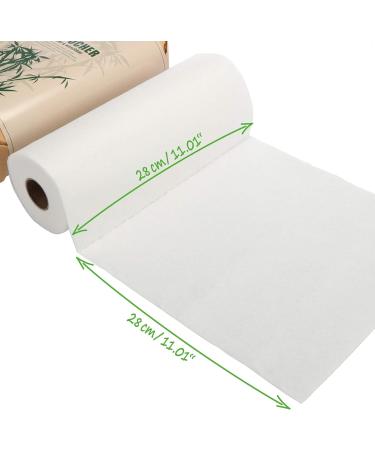 COM-FOUR Bamboo Kitchen Roll - Reusable 24 Sheets Eco-Friendly All-Purpose Towels for Sustainable Cleaning - Buy Online on SooperMarket.com
