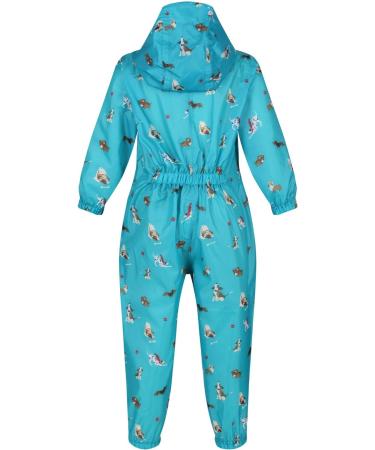 Regatta Kids Puddle Iv All-in-One Suit 6-12 Months - Dog Blue | Unisex - Buy Online on SooperMarket.com