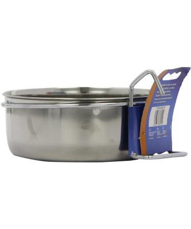 Nobby Stainless Steel Bird Bowl 15cm 0.9L - Pack of 2 | Durable & Stylish Pet Supplies - Buy Online on SooperMarket.com