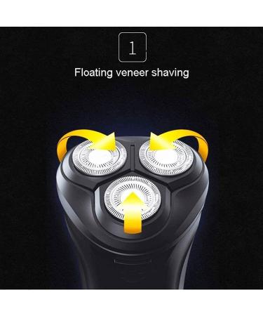 Buy Electric Razor for Men - Waterproof Rotary Shaver with Pop-Up Trimmer | Wet & Dry USB Rechargeable - Buy Online on SooperMarket.com