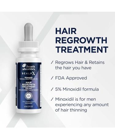 Head & Shoulders Scalp X Minoxidil for Men - Pack of 3 - 2 Fl Oz. - Buy Online on SooperMarket.com