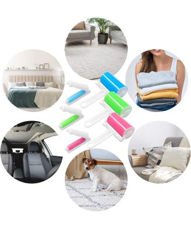 JJQHYC 6 pcs Lint Rollers Washable Reusable Sticky Lint Roller for Removing Fluff Cat Hair Dog Hair from Clothes - Buy Online on SooperMarket.com