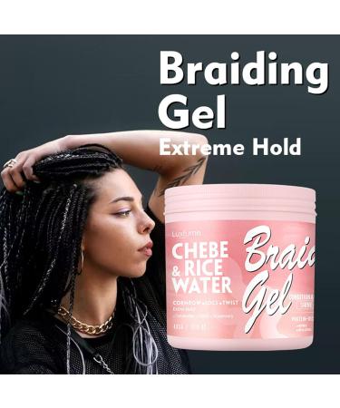 485g Vegan Extreme Hold Hair Styling Gel for Braided Wavy Curly Hair | Non-Greasy Non-Sticky Pomade for Men & Women | Refreshing & International Shipping - Buy Online on SooperMarket.com