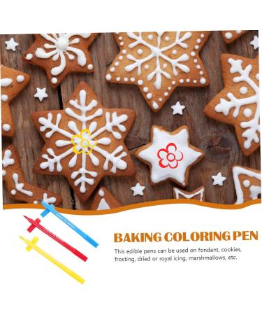 OFFSCH 3pcs Baking Pen Baking Coloring Tool Edible Color Markers Edible Markers for Edible Pens Plastic - Buy Online on SooperMarket.com