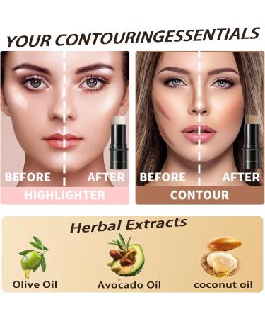 Long-Lasting Waterproof Contour Stick Highlighter Makeup Wand for Face & Body - Daily Wear, 29g (Pack of 1) - Buy Online on SooperMarket.com