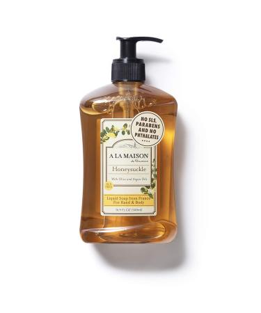 A La Maison de Provence Liquid Hand Soap - Rosemary Mint, Honeysuckle & White Tea Scent - 16.9 oz Pump Bottles - Buy Online on SooperMarket.com