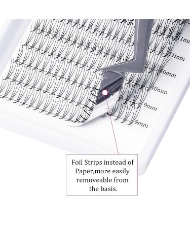Buy C Curl 0.07mm 3D Lash Extensions - Volume Eyelashes 8-14mm for Natural Long Look | Professional Individual Eyelash Clusters - Buy Online on SooperMarket.com