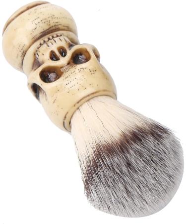 Chrees Men's Beard Shaving Set - Stainless Steel Bowl Skeleton Head Brush & Soap Dish for a Perfect Shave - Buy Online on SooperMarket.com
