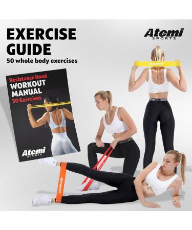 Resistance Bands for Glute Training | Extra Wide Exercise Bands | #1 Yellow (X-Light) Sold Individually | International Shipping Available - Buy Online on SooperMarket.com