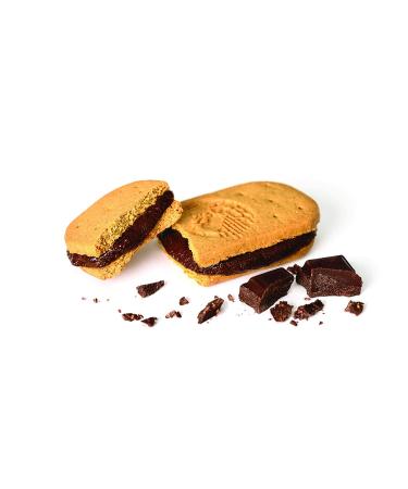 OLYRA Organic Dark Chocolate Breakfast Sandwiches | Vegan, Low-Sugar, High-Fiber Snacks | 4 Individually Wrapped Packs - Buy Online on SooperMarket.com