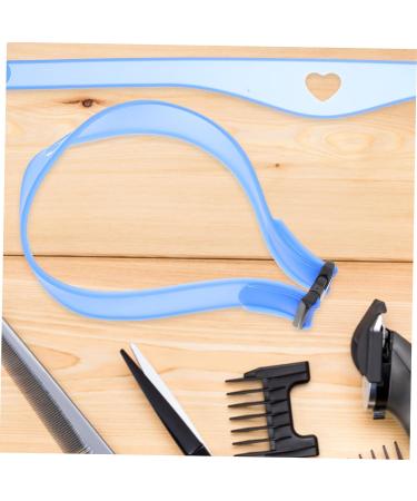 Silicone Hair Cutting Guide | Fade & Shaping Template Tool - 56x4cm Blue for Precision Haircuts - Buy Online on SooperMarket.com