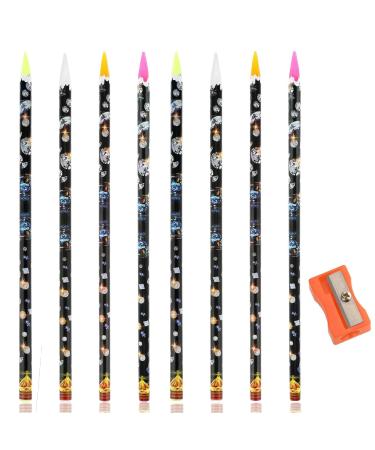 9PCS Wax Pencils for Diamond Painting Wax Pencil Wax Pencil for Rhinestones for Diamonds Applicator Nail Pencil Dotting Accessories for DIY Nail Tool Pencil Sharpener with Random Color