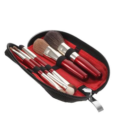 NOLITOY 5 Sets Makeup Brush with Bag - Premium Eyeshadow Blush & Cosmetic Applicators for Flawless Beauty | International Shipping Available - Buy Online on SooperMarket.com