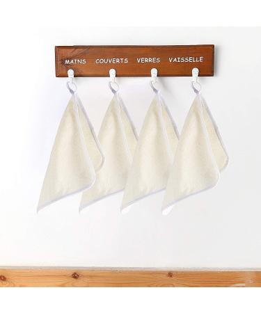 Exfoliating Face and Body Wash Cloths 5-Pack - Dual-Sided Soft Weave Bath Cloths for Shower and Massage - Best Skin Care Exfoliating Scrub Cloth - Buy Online on SooperMarket.com