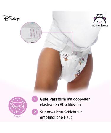 Mama Bear Disney Ultra Dry Diapers Size 5 - 152 Count Monthly Box (10-16 kg) | International Shipping - Buy Online on SooperMarket.com