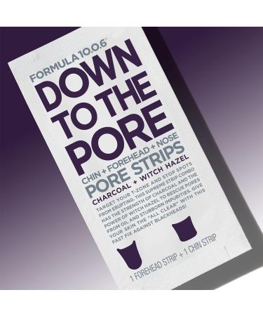 Formula 10.0.6 Down to the Pore Cleansing Strips - Removes Blackheads & Clears Clogged Pores - 6 Count - Buy Online on SooperMarket.com