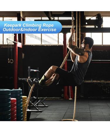 Keepark Climbing Rope - 1.5 Inch Diameter, 15 Feet Length - No Mounting Bracket - Buy Online on SooperMarket.com
